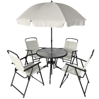 Set de mesa y sillas para exterior Mays  854-00177BE  4 Sillas